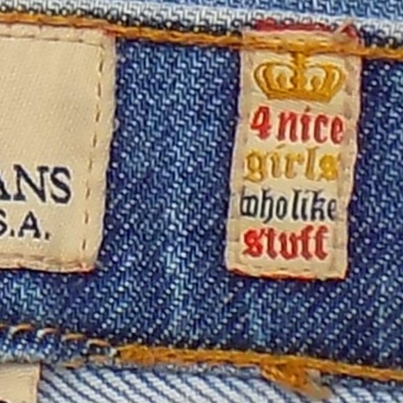 Vintage Juicy Couture Denim Capri Jeans Size 29 - Picture 8 of 13